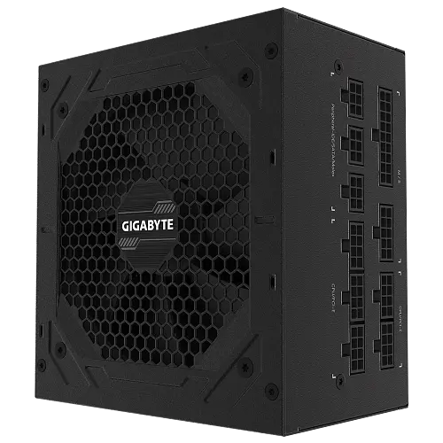 Блок живлення Gigabyte 850 Вт P850GM, Black, модульний, 120 мм (HYB), Active PFC, 80 Plus Gold, MB: 20+4 pin, CPU: 4+4 pin, VGA: 4 x 6+2 pin, 3xMolex / 1xFDD/ 8xPOP/ (GP-P850GM) - фото 4