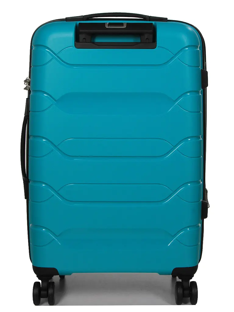 Валіза середня M поліпропілен Worldline Airtex 282 74л 64×41×26см Бірюзова - фото 4