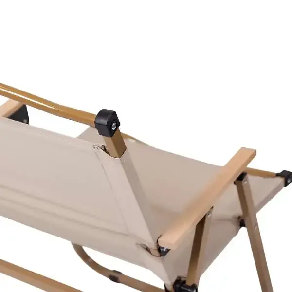 Стул для кемпинга Lugi складной с алюминиевым каркасом бежевый SJ-0032-1. - фото 6