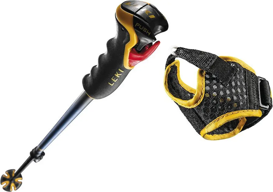 Палки Leki Spifire Vario 3D Black/Yellow (1052-650 67101) - фото 3