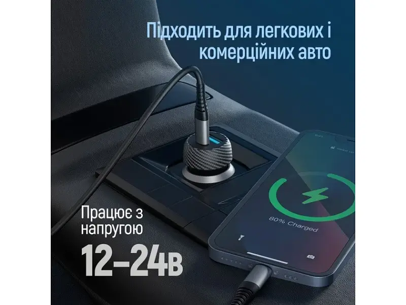 Автомобільний зарядний пристрій ColorWay 35 W Black (CW-CHA064PD-BK) - фото 10
