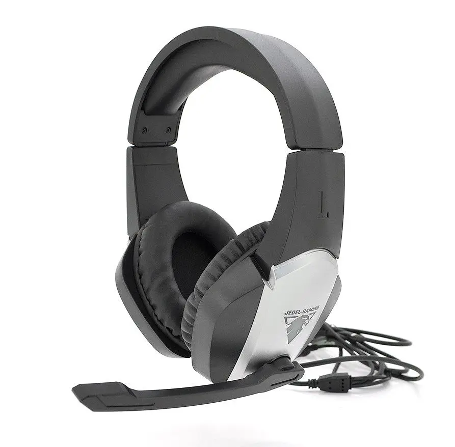 Ігрові навушники з мікрофоном Jedel HG220 Black-Silver
