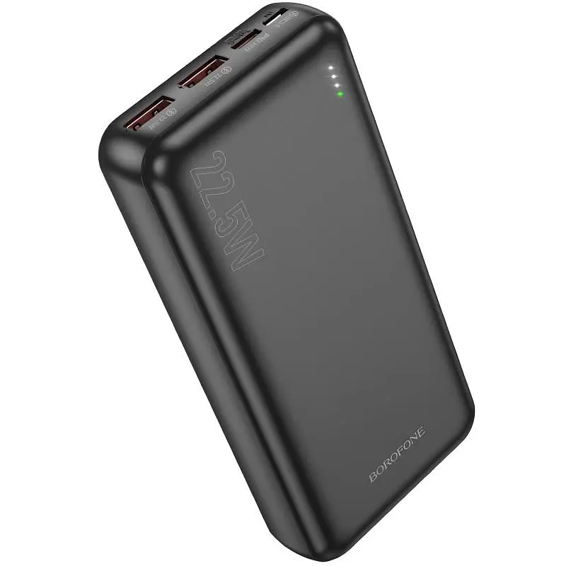 Портативний ЗП Power Bank Borofone BJ38A 22.5W+PD20W 20000 mAh Black - фото 2