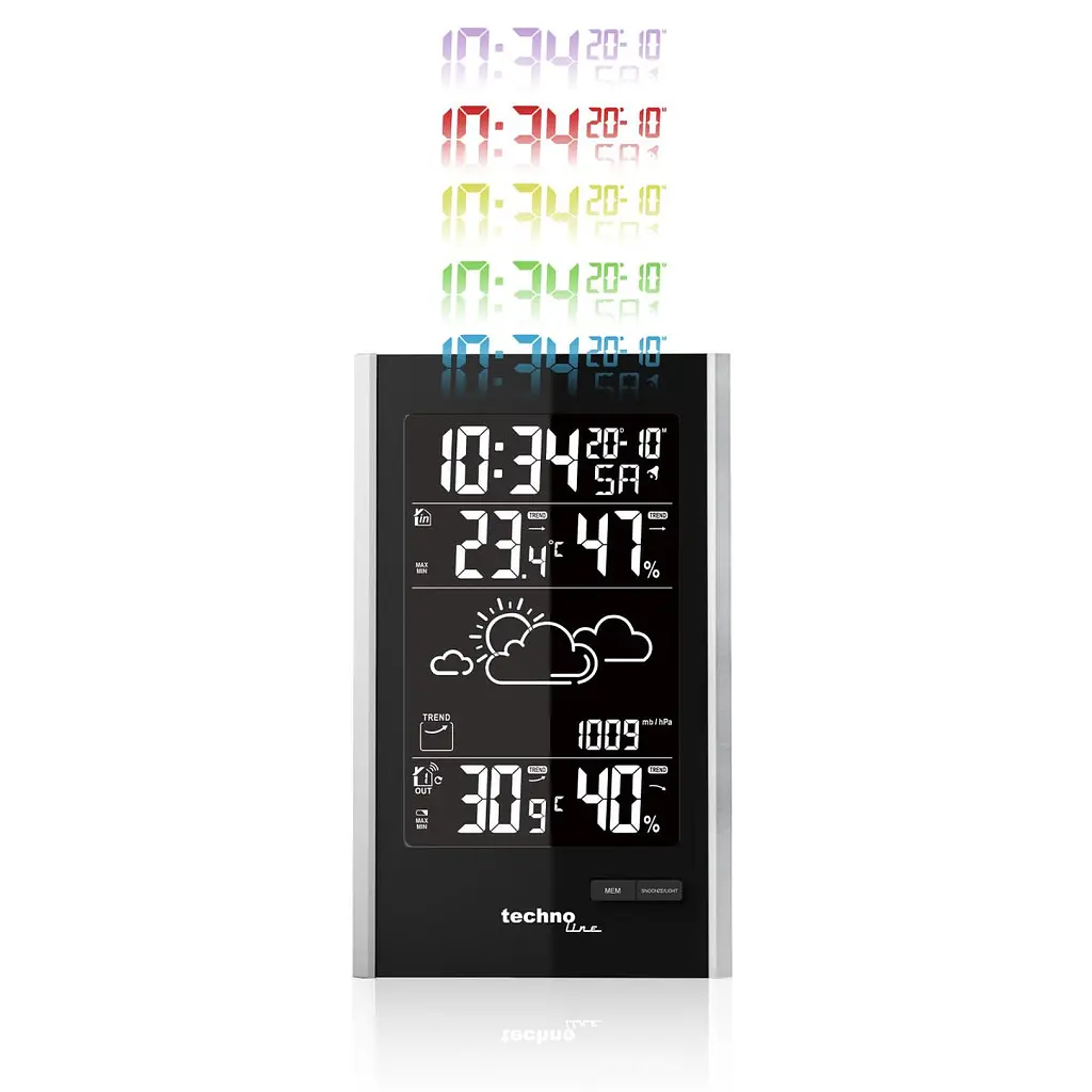 Метеостанція Technoline WS9060 Black/Silver (WS9060) - фото 2
