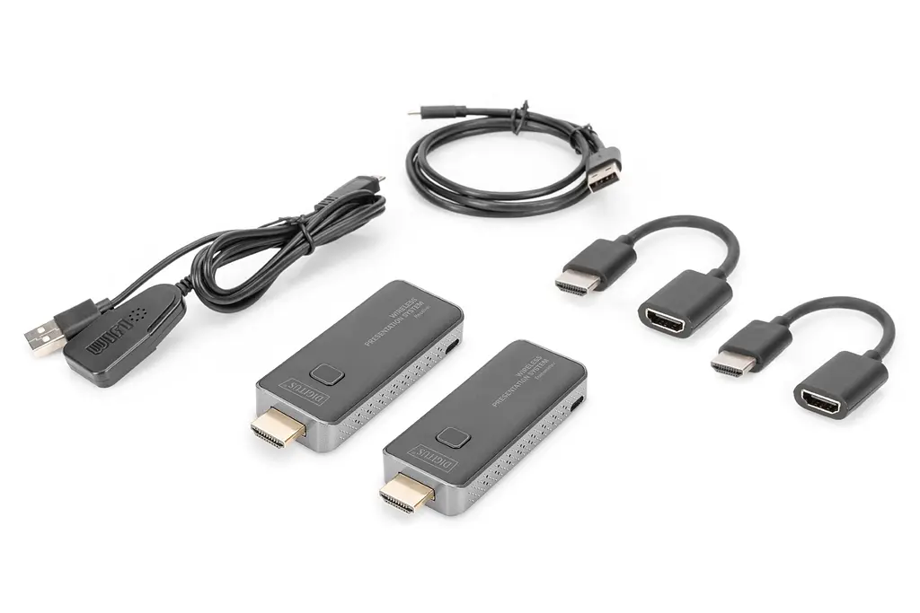 Digitus Система для презентаций Click & Present Mini - Wireless Collaboration System HDMI, 1xTX, 1xRX - фото 4