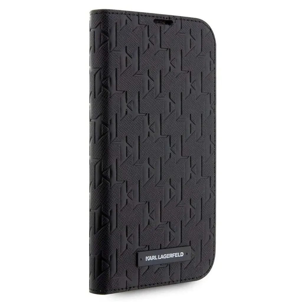 Чехол Karl Lagerfeld PU Saffiano Monogram для iPhOne 14 Pro Black - фото 3