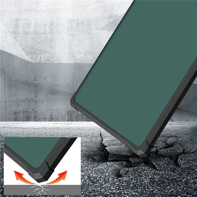 Обложка Ultra Slim Origami BeCover для Amazon Kindle Paperwhite 11th Gen. 2021 Dark Green (707220) - фото 4