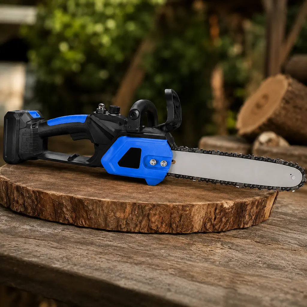 Акумуляторна ланцюгова пилка 12''+2 АКБ 21В Electric Saw / Електропила / Акумуляторна пилка 15000 мАг - фото 4