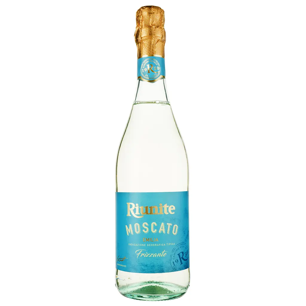 Упаковка ігристого вина Riunite Trebbiano Moscato Emilia біле напівсолодке 9 л (0.75 л х 12 шт.) - фото 2
