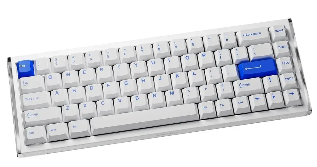 Клавіатура DAREU COOL 68 (8000 Hz / Rapid Trigger) White Blue (KB-COOL68-OBL) - фото 2