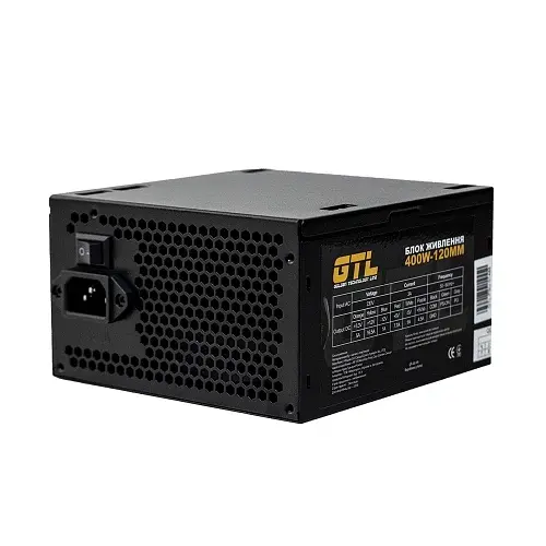 Блок живлення 400 Вт, , Black, 120 мм GTL teh0028800