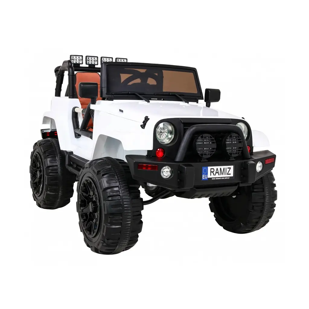 Електромобіль Ramiz Jeep All Terrain 12 В на пульті керування, White (PA.BDM0905.BIA) - фото 8