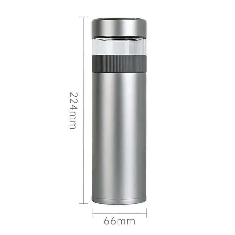 Заварочный термос из титана Fun Home Funjia Titanium Smart Cup 520ml FJ-TA003 Grey - фото 7