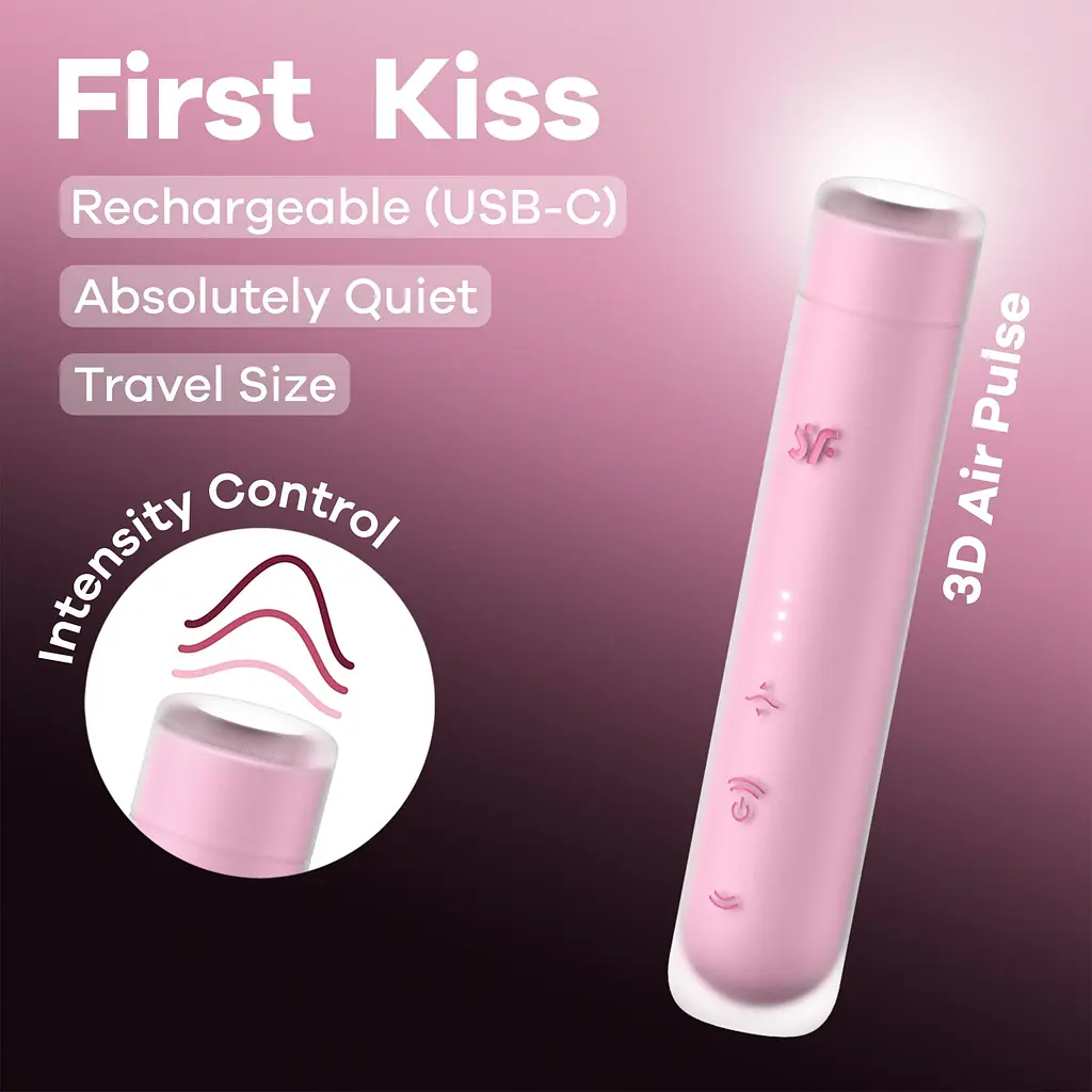 Вакуумний стимулятор Satisfyer First Kiss, магнітна технологія 3D Air Pulse Satisfyer IG078465; SX2164 100856 - фото 6