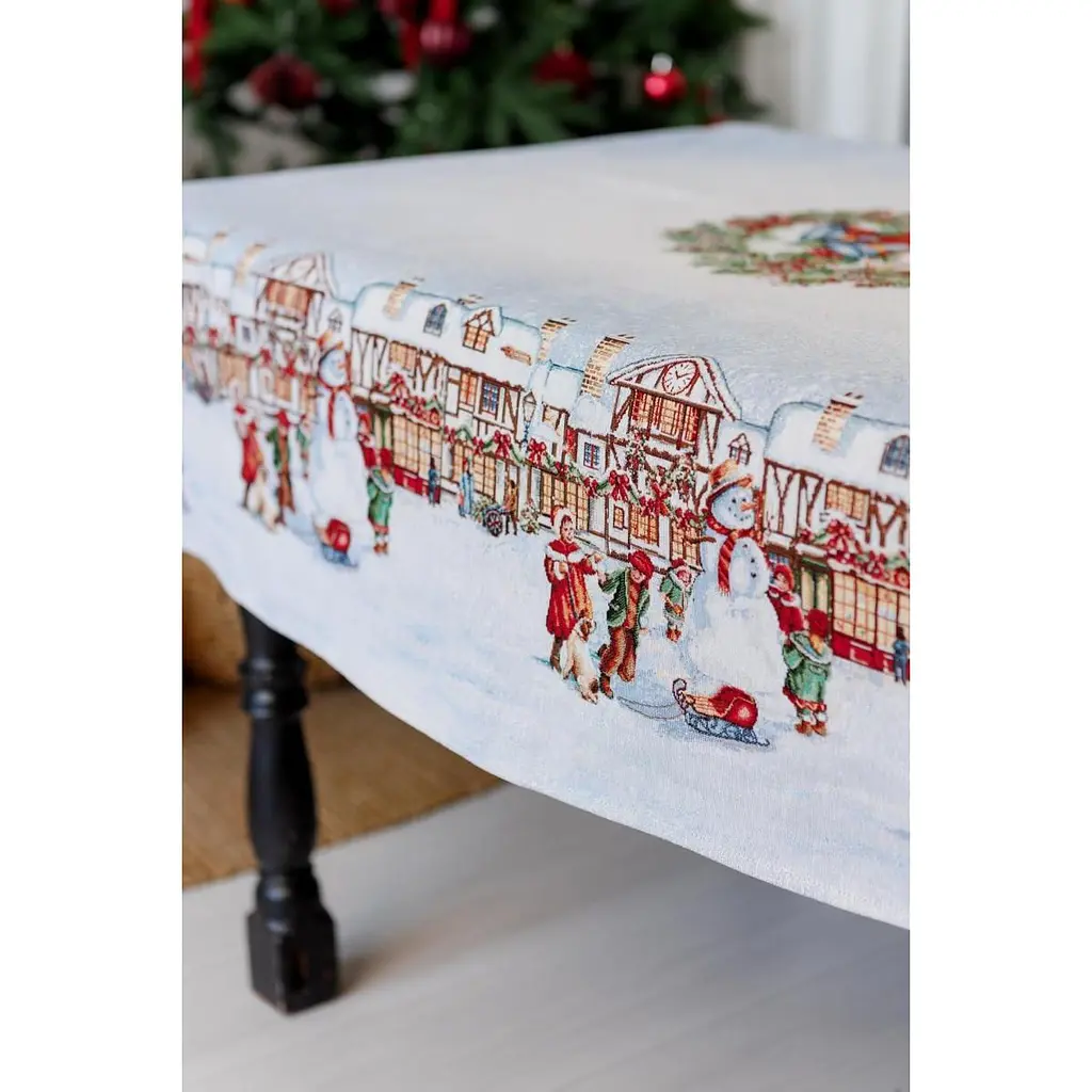 Скатерть гобеленовая Прованс Carousel с люрексом 135 x 220 см (41787) - фото 4