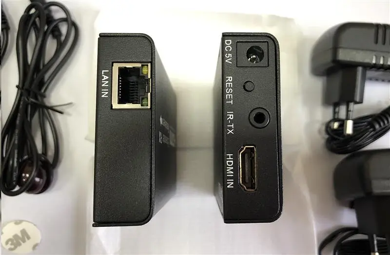 Активный удлинитель по витой паре HDMI Extender Atcom HDMI-Ethernet with IR 120m - фото 2
