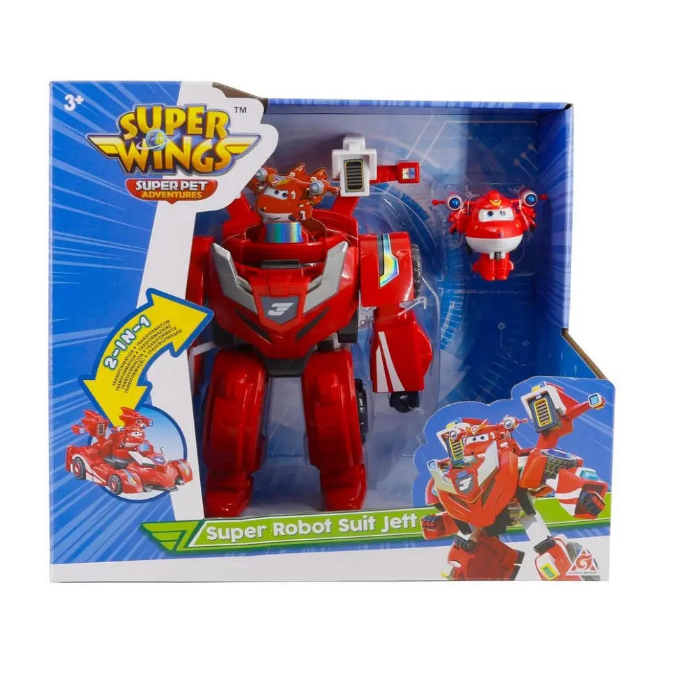 Игровой набор Super Wings Super Robot Suit Jett EU770351  - фото 4