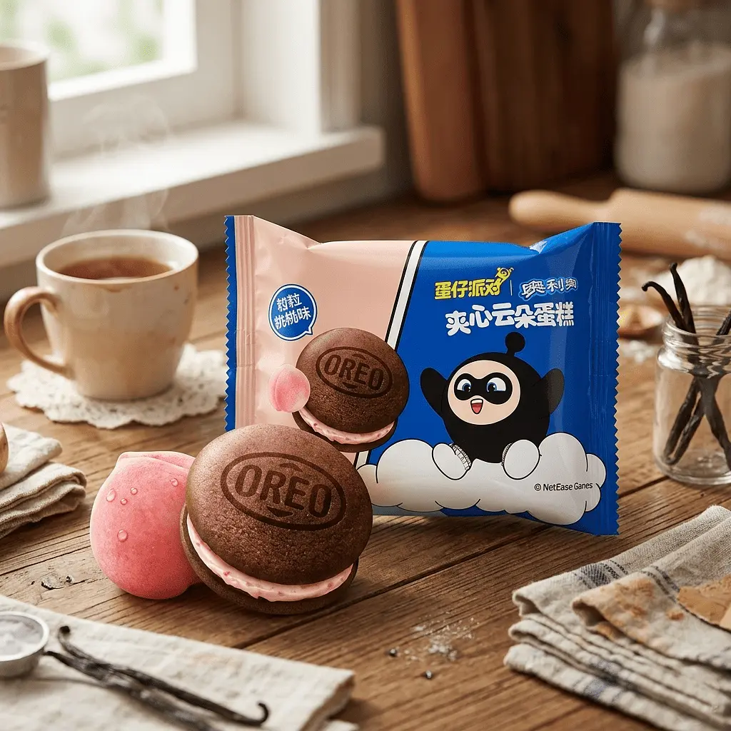 Тістечко Oreo Cloud Pies Peach Flavor 1шт 22г - фото 6