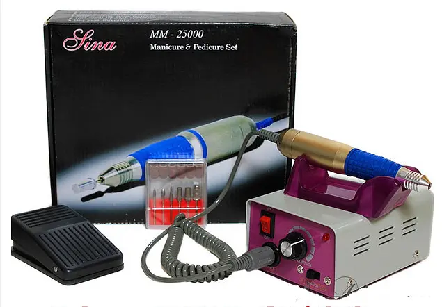 Машинка для манікюру та педикюру фрезер Beauty nail NN 25000 - фото 10