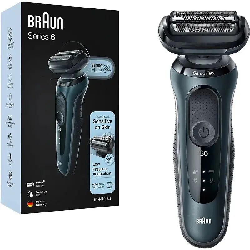 Електробритва Braun Series 6 61-N1000s Black/Black - фото 4
