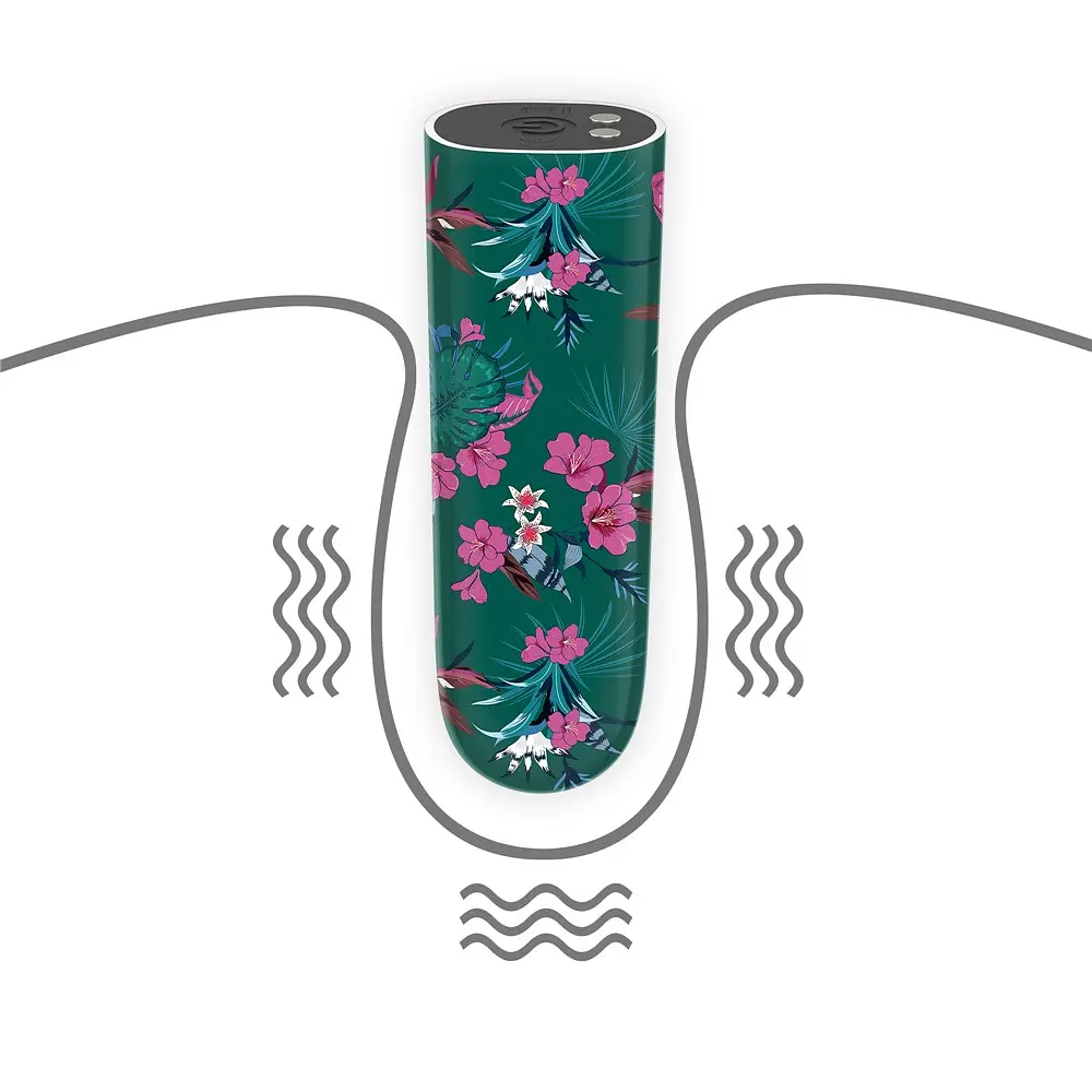 Вібратор для клітора Lovetoy Antheia Massager 8.5 см зелений - фото 6