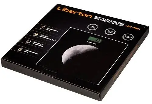Ваги підлогові LBS-0801 Black LIBERTON teh0024546 - фото 4