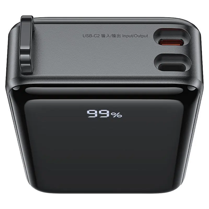 Павербанк ACEFAST M4 20000mAh PD 67W зовнішній акумулятор швидка зарядка LED чорний - фото 6