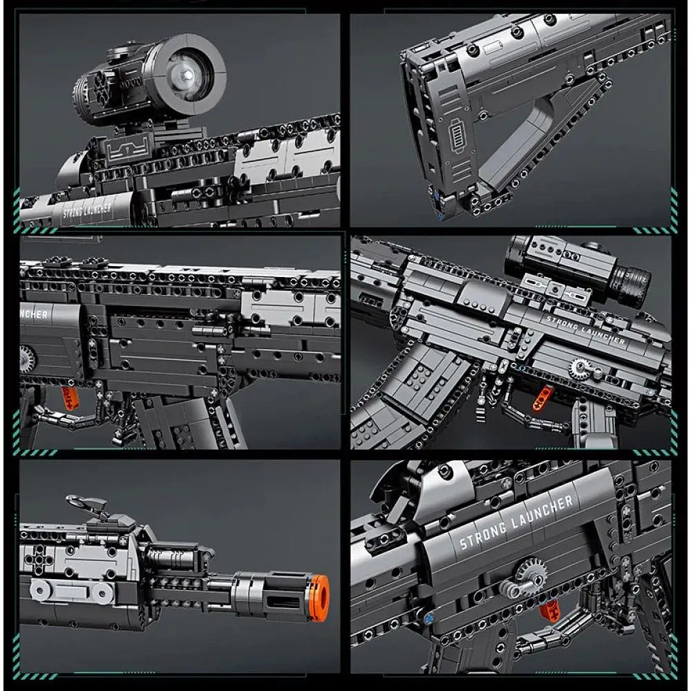 Конструктор Reobrix Гвинтівка QBU-191 з функціональним механізмом (77024) [171509] - фото 2