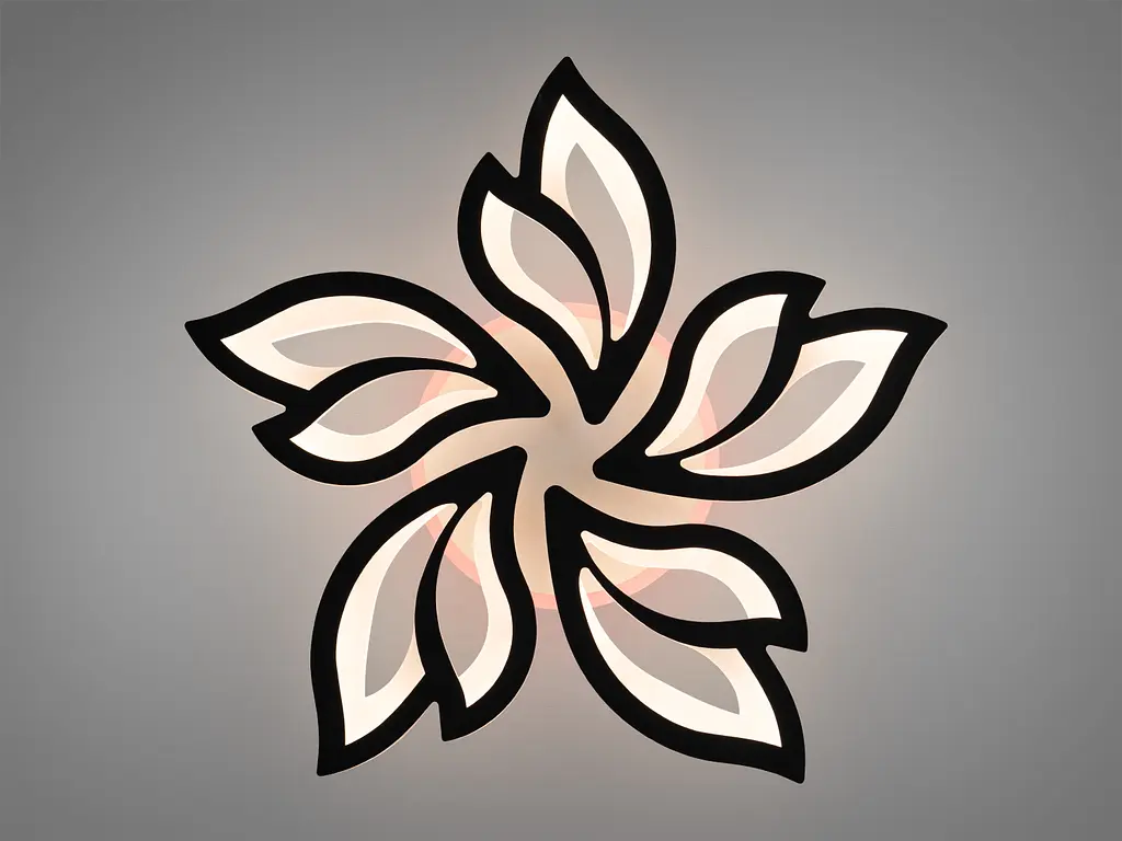 Потолочная светодиодная люстра с пультом, димером, подсветкой, 80W - фото 2