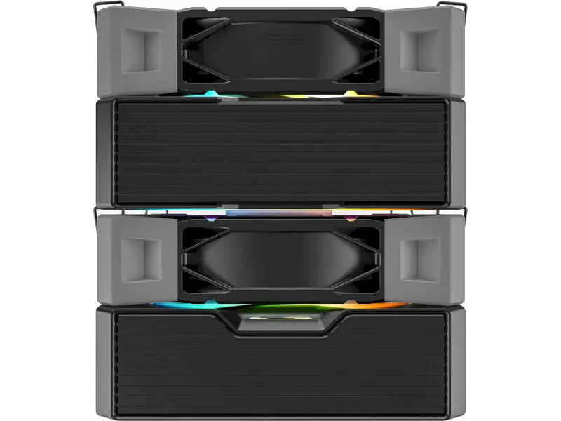 Воздушное охлаждение Montech NX600 ARGB Black - фото 5