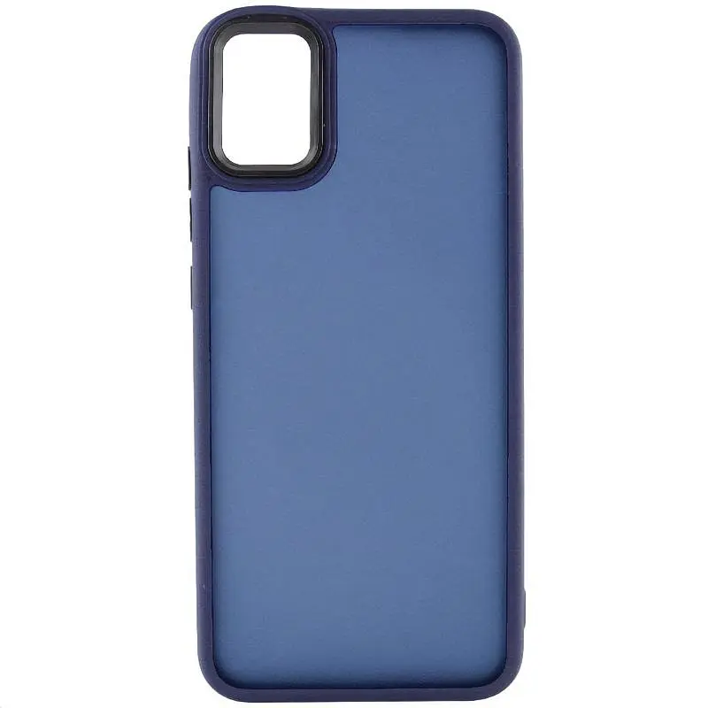 Чехол TPU+PC Lyon Frosted для Samsung Galaxy A51 Deep Navy - фото 2