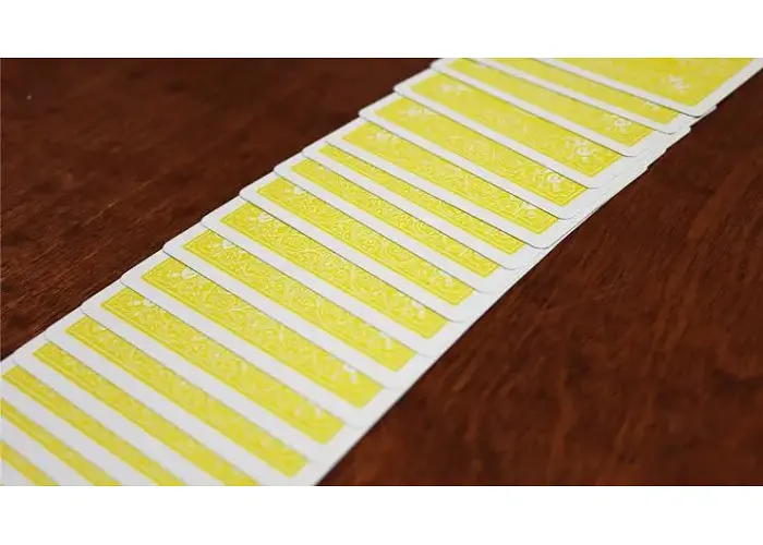 Карти гральні United States Playing Card Company Bicycle Rider Back Yellow deck (09421) - фото 5