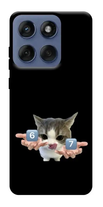 Чохол Demsky Six Seven cat для Motorola Edge 60 Fusion