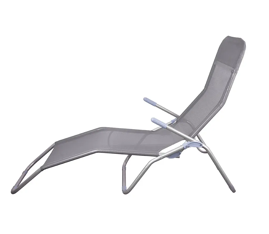 Шезлонг розкладний Levistella GP20022017 GRAY - фото 4