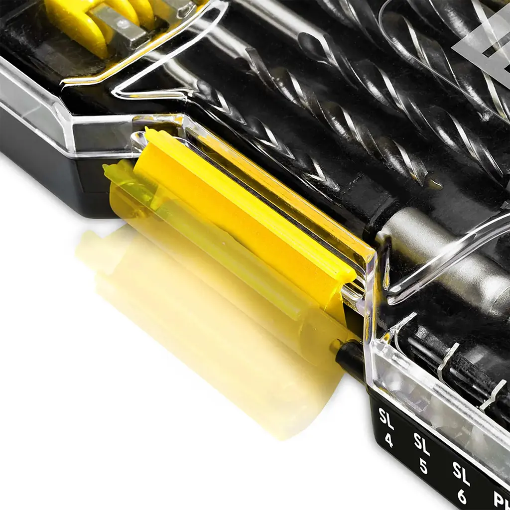 Набір біт і свердел Trotec 49 pieces Hexagon Shank Drill and Bit Set (6200001160) - фото 9