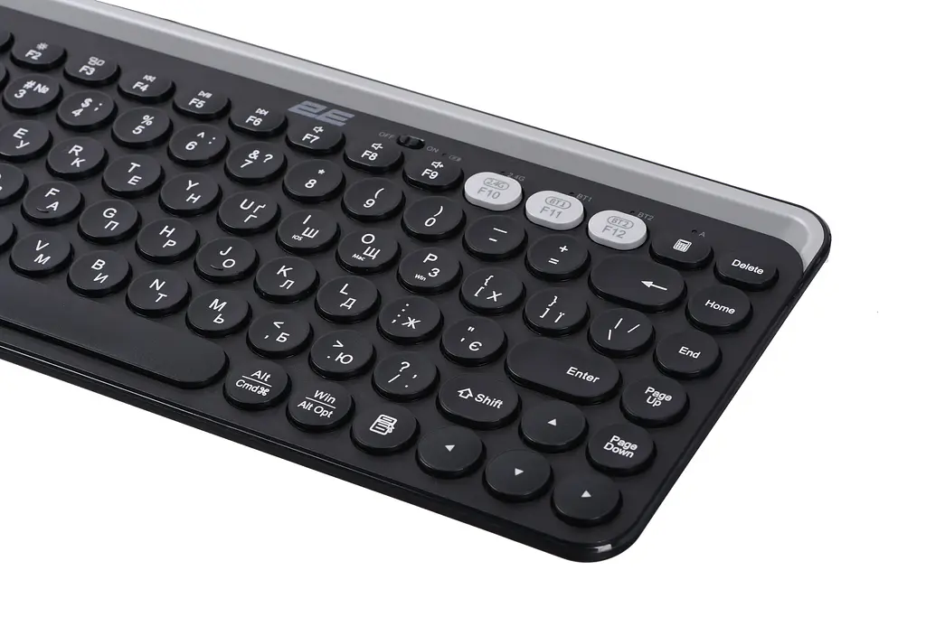 Клавиатура беспроводная 84key, WL/BT 2E KS250 Black-Grey - фото 5