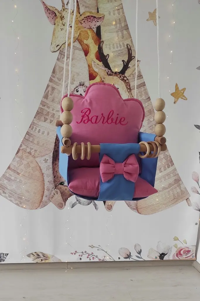 Підвісна гойдалка Лялька Барбі ( Barbie ), гойдалка для дітей - фото 3
