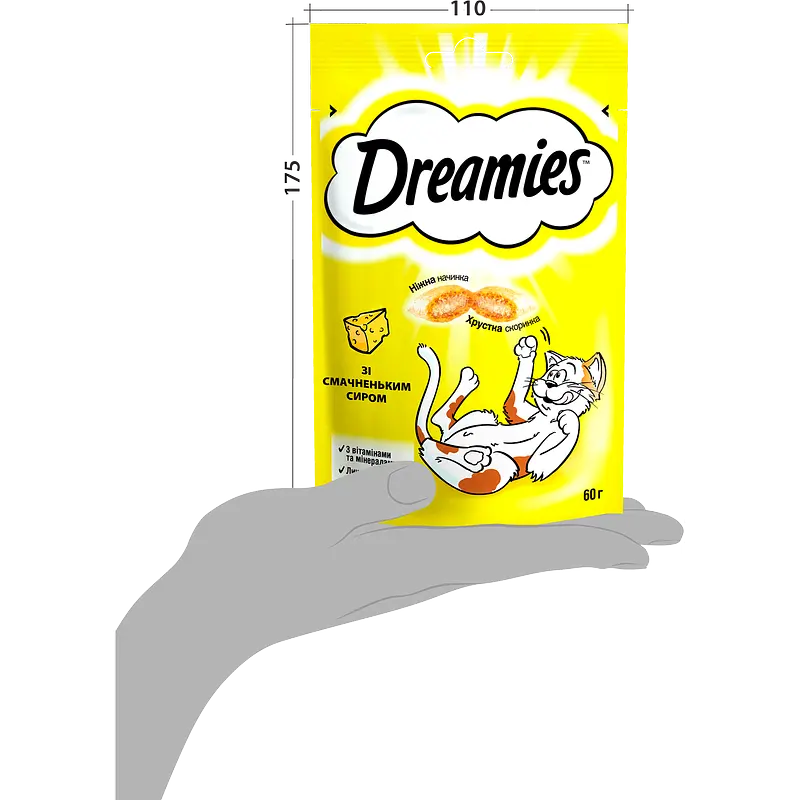 Лакомство для кошек Dreamies с сыром 60 г - фото 8