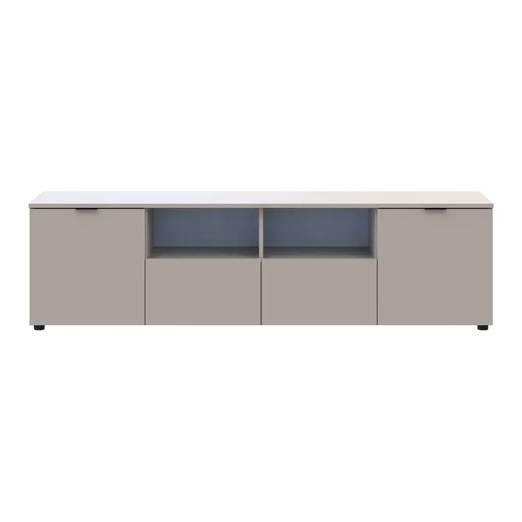 Комод Doros Рон 4 2 фасади 2 ящики Кашемір 180х38х50 см (41516046) - фото 4