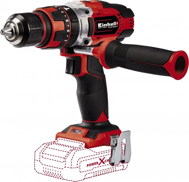 Шуруповерт-дрель ударная аккумуляторная TE-CD 18·48 Li-i Solo PXC 18В Einhell teh0025284 - фото 2