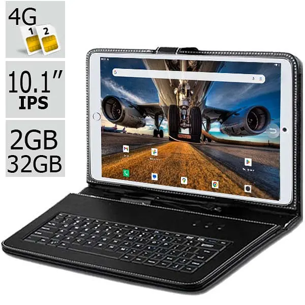 Планшет-телефон Adronix MTPad116 LTE 2/32 Silver + Чохол-клавіатура - фото 2