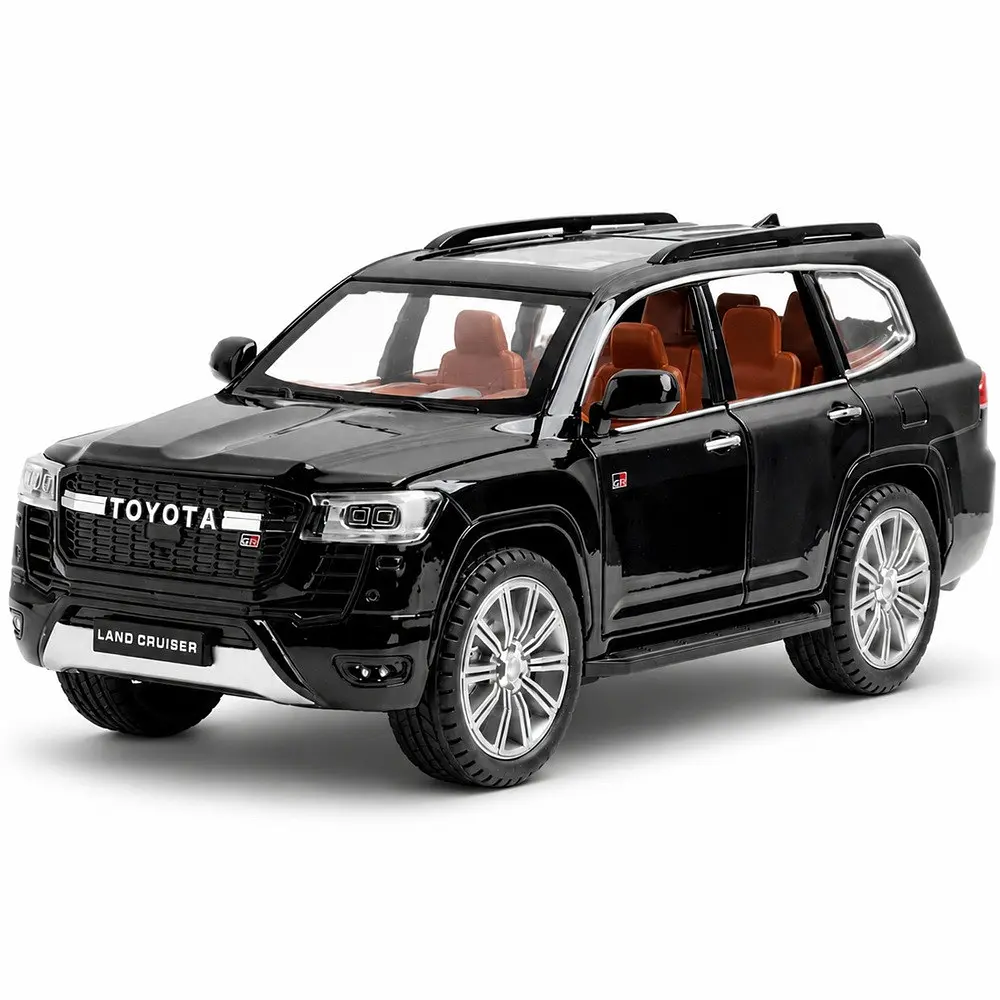 Колекційна металева модель автомобіля АвтоЕксперт Toyota Land Cruiser 300 GR Sport з інерцією, світлом та звуком 1:24 - фото 9