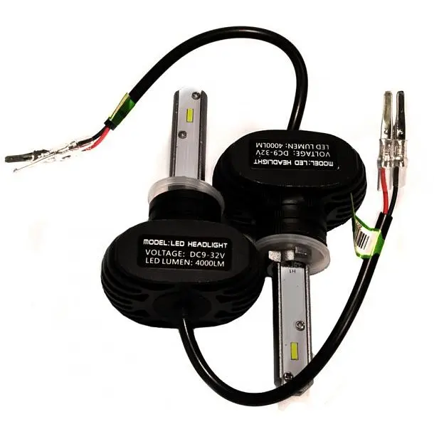 Лампи світлодіодні LED в авто надяскраві 8000lm з цоколем H3 потужністю 50W і колірною температурою 6500K XPRO COKOL LED S1-H3 комплект 2 шт. - фото 2