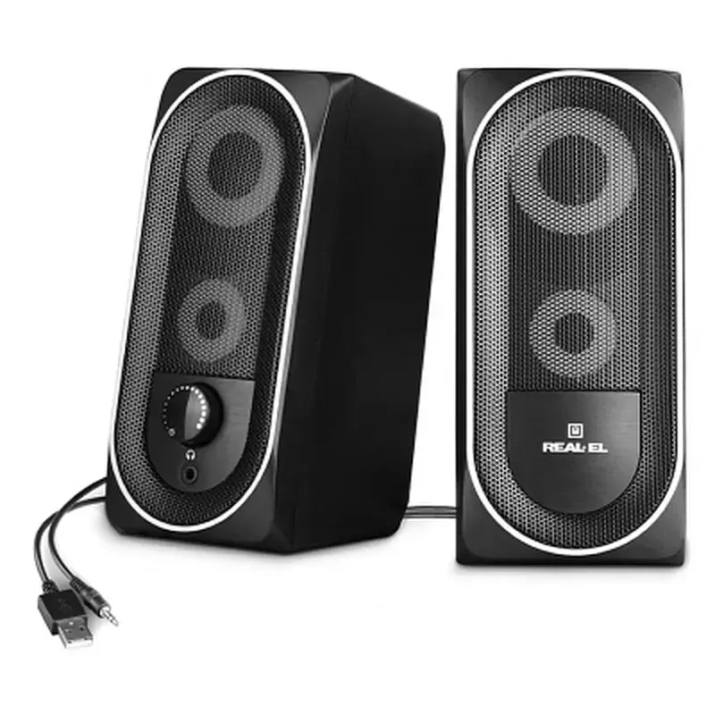 Акустична система REAL-EL S-110 USB Black (EL121100009) - фото 5