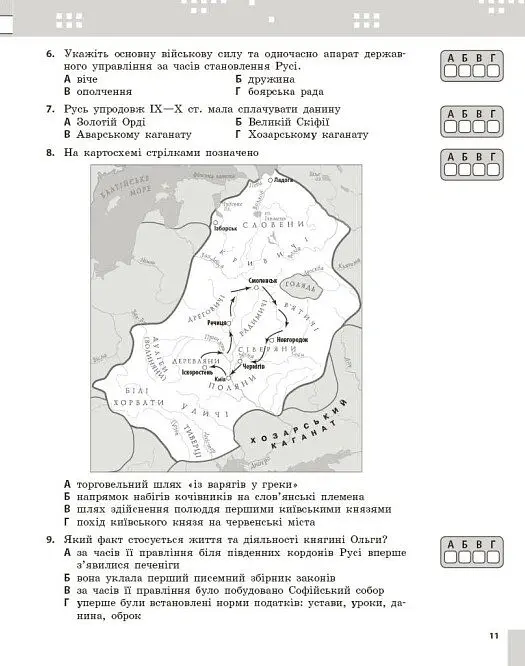 Історія України. 7 клас. Поточне та підсумкове оцінювання за групами результатів + діагностувальна робота - Олександр Гісем - фото 7