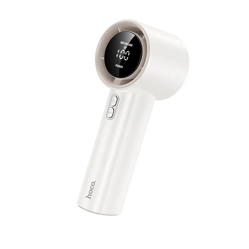 Вентилятор Hoco Hurricane high speed handheld fan HX64 з екраном на акумуляторі до 7 годин