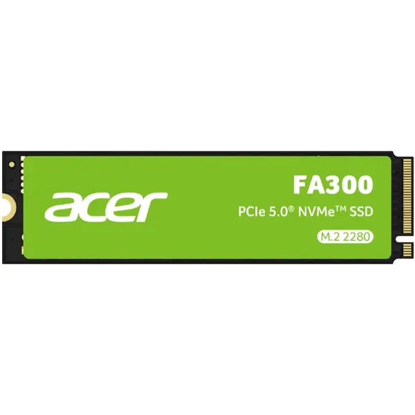 SSD 2Tb Acer FA300 M.2 2280 NVMe 2.0 PCIe Gen 5x4 3D NAND, Retail - фото 2