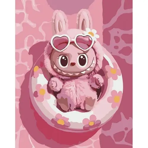 Картина за номерами "PINK POOL" 40х50 см