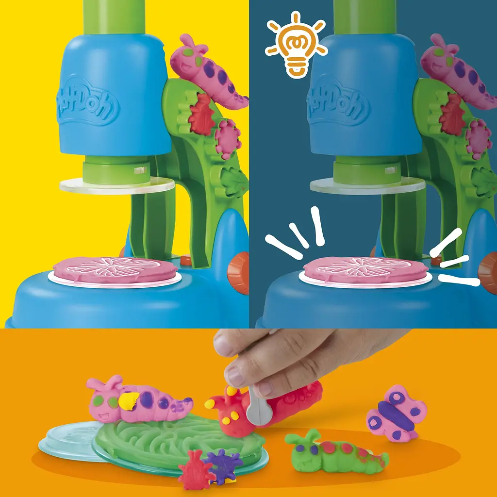 Набор для творчества Hasbro с массой для лепки Play-Doh Микроскоп (G0494) - фото 6