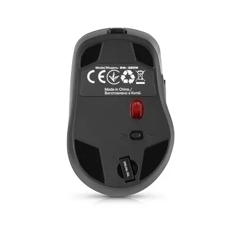 Миша бездротова RM-380W, Black, 2.4GHz/USB, оптична REAL-EL teh0028155 - фото 8